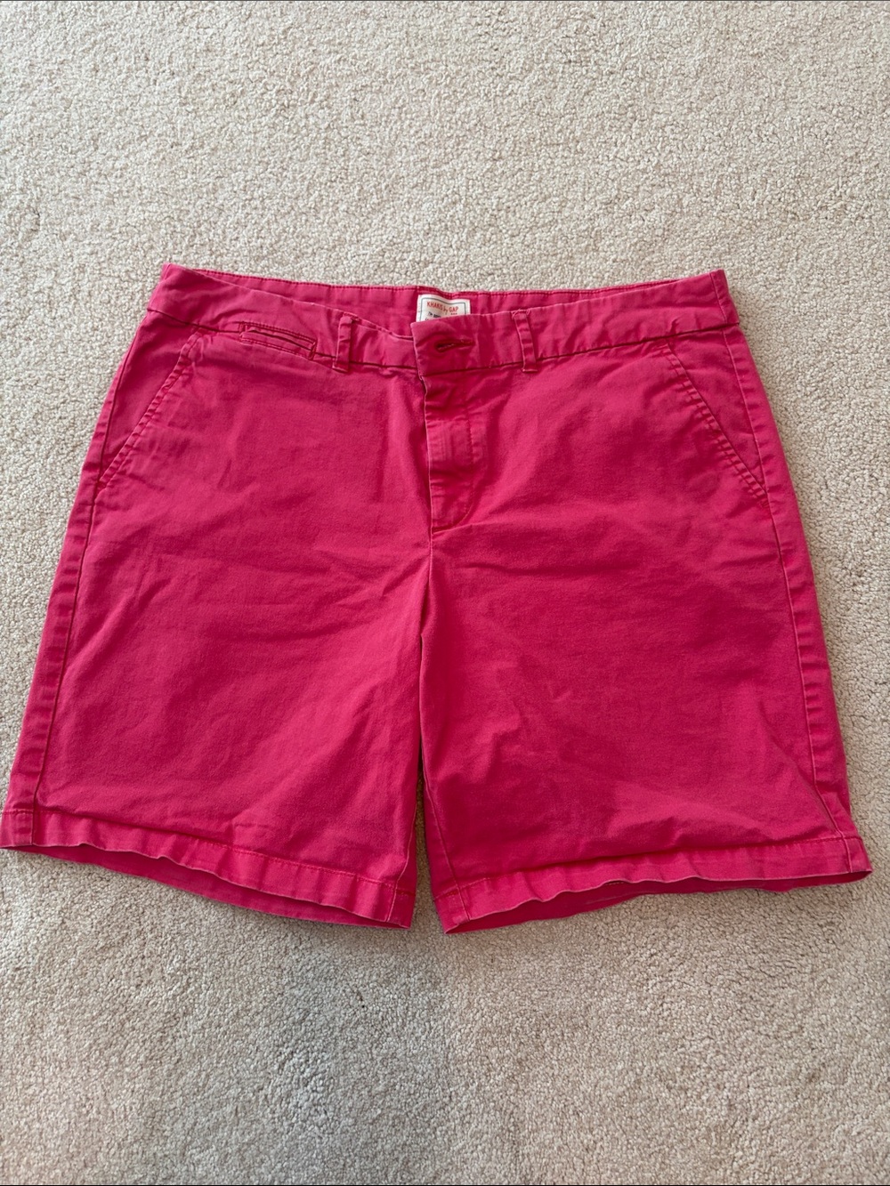 Khakis by GAP. The boyfriend short in size 12.